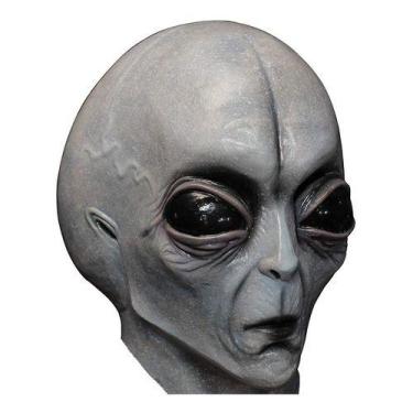 Imagem de Máscara Alien Alienígena Área 51 Látex Cosplay Halloween - Dangos