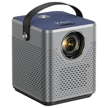 Imagem de Projetor Blulory T3 com HDMI, USB, Wi-Fi e Bluetooth / 150 Lúmens