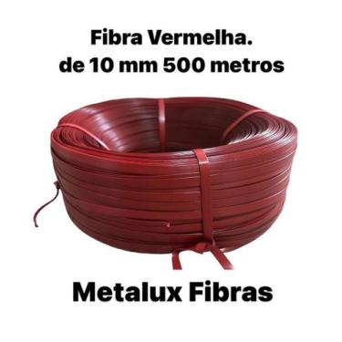 Imagem de Fibra Sintética vermelha  - Metalux Fibras