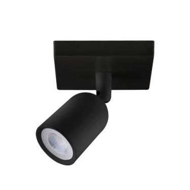 Imagem de Luminária spot led direct mr16 base linear 1x4w preto - TASCHIBRA