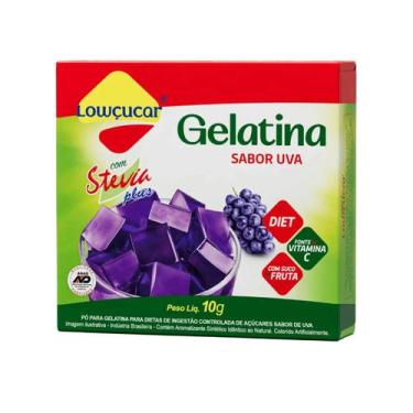 Imagem de Gelatina De Uva Diet Com Stevia - Lowçucar Plus 10g