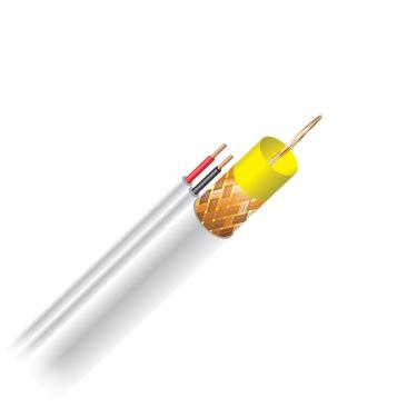 Imagem de Cabo Coaxial Cabletech RFF 4mm Bip RF75 0,4-2,5+2x26 85% para CFTV e Antenas P02CB12-72
