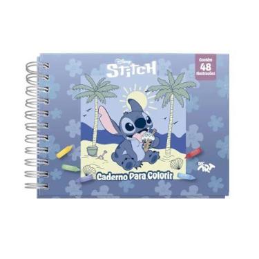 Imagem de Livro De Colorir Stitch 48F. C/Adesivos 180G - DAC