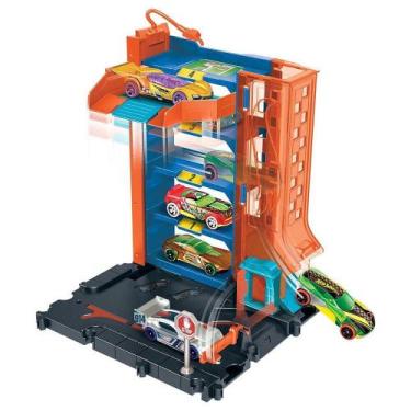 Imagem de Pista Hot Wheels Mattel City Downtown Garagem Colorido, Azul, Único