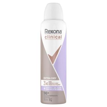 Imagem de Desodorante Aerossol Rexona Clinical Extra Dry 150ml