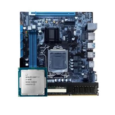 Imagem de KIT UPGRADE INTEL CORE I7 8ª GERAÇÃO + PLACA H110 + DDR4 8GB - TOB COM