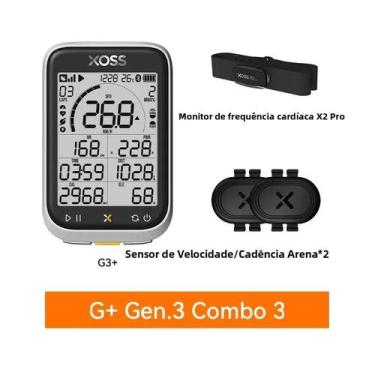 Imagem de Computador De Bicicleta GPS XOSS G3 plus À Prova d'Água Com Medidor De