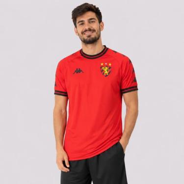 Imagem de Camiseta Kappa Sport Recife Supporter Lionz 2026 Vermelha, EG