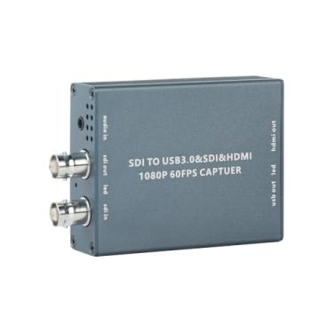 Imagem de Placa de captura de vídeo 3G-SDI para USB 3.0 1080P 60FPS com HDMI e SDI Loop Out