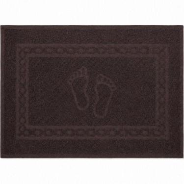 Imagem de Toalha de Piso Luxo 100% Algodao 450g-m² 45x68cm Cafe Bene Casa