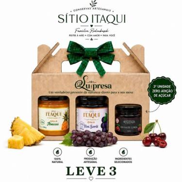 Imagem de Geleia de Abacaxi e Uva Bordo 270g Trad + Geleia de Cereja 160g Zero A