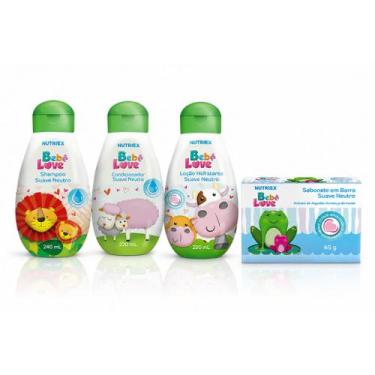 Imagem de Kit Bebê Love Nutriex Suave Neutro  Shampoo 240ml + Condicionador 220m