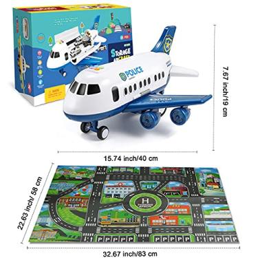 Aerobus Rc De Brinquedo Com Controle Remoto E Avião Para Crianças /  Presentes