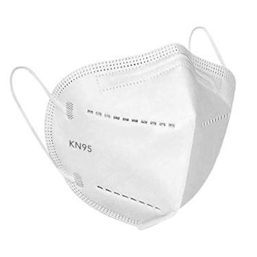 Imagem de Máscara Descartável Proteção Kn95 5 Camadas com Elástico Branca-SOS Mascaras - FBA (10)