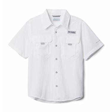Imagem de Columbia Camiseta masculina Bahama™ de manga curta, branca, pequena