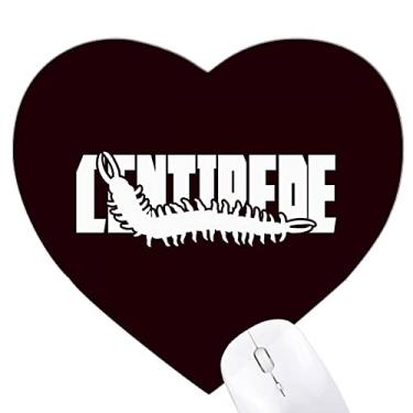 Imagem de Mousepad de coração de incenso, ameio de animais, centopeia, tapete de borracha, tapete de jogos, escritório