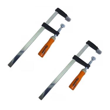 Imagem de Kit Grampo Sargento Tipo F 2 Com Peças 800X120X865Mm Sparta