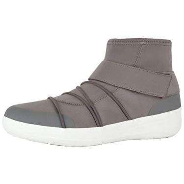 Imagem de FitFlop Women's Neoflex High-Top Sneakers, Charcoal, Size 7