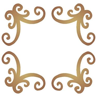Imagem de Stencil de Acetato para Pintura OPA Simples 10 x 10 cm - 461 Moldura Pequena