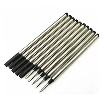 Imagem de 10 Cargas Compatível Com Caneta Montblanc Rollerball Refill Preto - Escrita Média