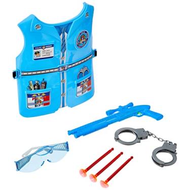 Imagem de Colete Kit Policial Boy Com 3 Acessórios Art Brink