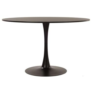 Imagem de Mesa De Jantar Redonda Tulipa 120 Cm Preto Preto