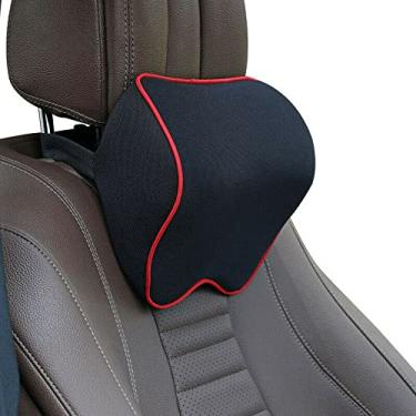 Imagem de Almofada de pescoço para assento de carro almofada de apoio de cabeça de espuma de memória para apoio cervical da cabeça do motorista - ergonômica com capa lavável - alívio da dor