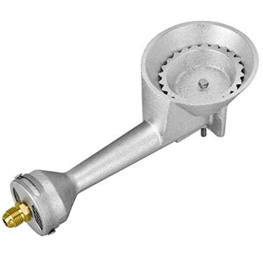 Imagem de only fire Queimador de propano de ferro fundido de alta pressão para molduras de fogão clássicas Bayou - com orifício de encaixe de latão