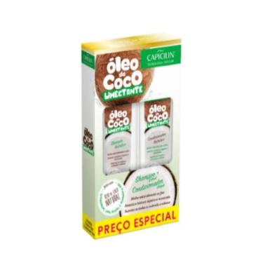 Imagem de Kit Capicilin Óleo De Coco - Shampoo + Condicionador 2X250ml
