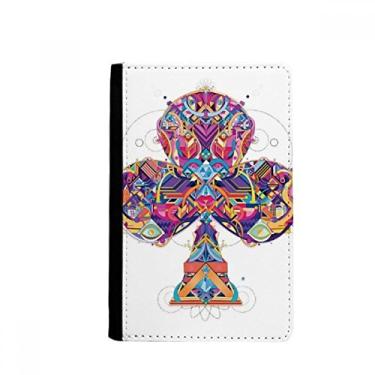 Imagem de Cartão de Baralho de Clube Padrão Geométrico Porta Passaporte Notecase Burse Carteira Cartão, Multicolor