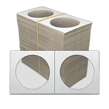 Imagem de 50 peças, 40 mm, grande, porta-moedas, papelão, Mylar Flips, pacote de capa, envelopes