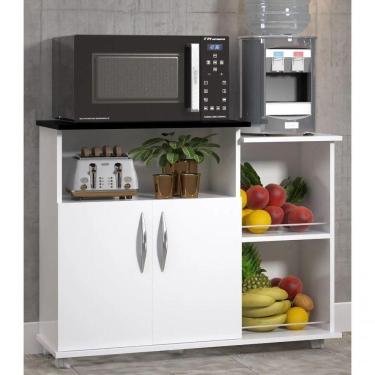 Imagem de Armário Com Porta Contemporaneo Com Tampo Preta