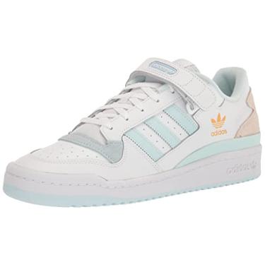 Imagem de adidas Tênis masculino Forum Low, Branco/Quase Azul/Branco Giz, 45