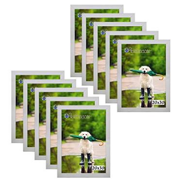 Imagem de Kit 10 Molduras Porta Retrato 20X30 Branco