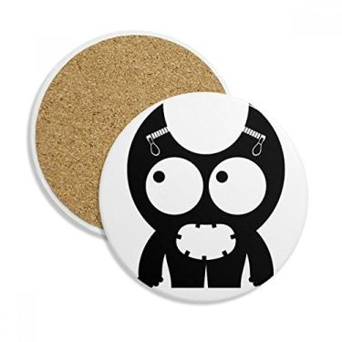 Imagem de Caneca de porta-copos alienígena monstro monstro alienígena da Universo com proteção de mesa, pedra absorvente