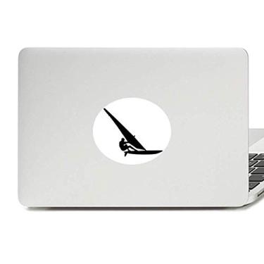 Imagem de Adesivo de notebook com emblema de vinil para jogador de barco à vela de esportes