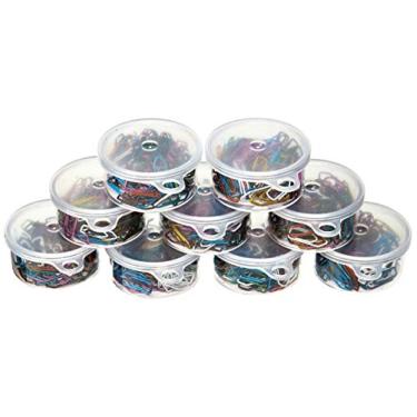 Imagem de Clips Colorido Ref.5 Mini Color Caixa Plastico com 100 - Pacote com 10 Caixinhas, Acc, 9.14.41.23-9, Multicor