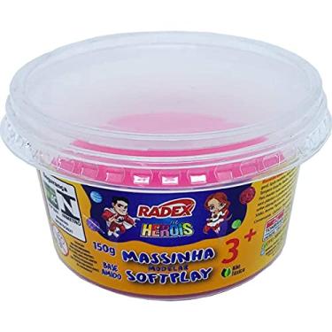 Imagem de Massa Para Modelar, Radex, Heróis, Rosa, 150 Gramas