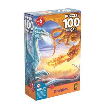 Imagem de Puzzle 100 peças Dragões