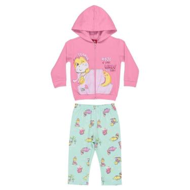 Imagem de Conjunto para Bebês com Jaqueta e Calça em Moletom Bee Loop-Feminino