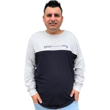 Imagem de Camiseta Manga Longa Plus Size Gangster-Masculino