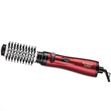 Imagem de Escova Secadora Rotativa Mondial Red Infinity Keratin 3 em 1 1000W Cabo 360° ER-11 220V