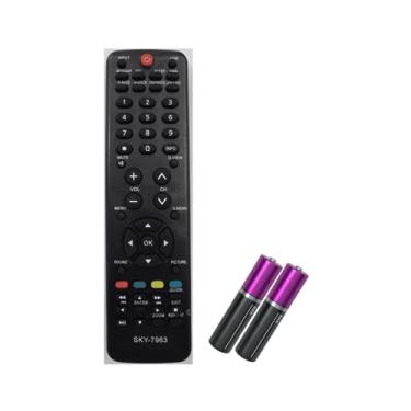 Imagem de Controle Remoto Para TV H-Buster LED LCD + Pilhas