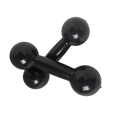 Imagem de Halteres Emborrachado Peso 2Kg Preto.