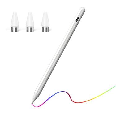 Imagem de Caneta Stylus Active para iOS e Android, MXCOIRTP Universal Fine Point Pencil Recarregável, Compatível com iPad, iPad Pro, iPad Air, iPad Mini, Samsung, Smart Phone e Tablet para escrever/desenhar
