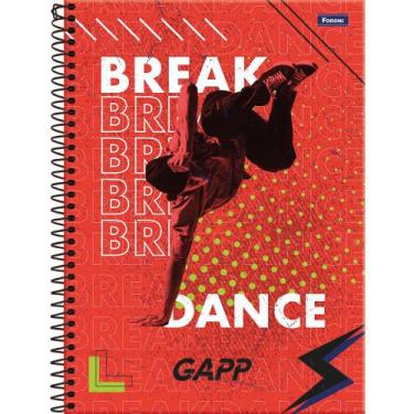 Imagem de Caderno Gapp Break Dance - 80 Folhas - Foroni