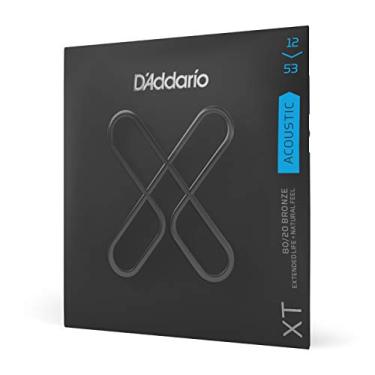 Imagem de Encordoamento Para Violão Aço Revestida Bronze 80/20 .012 -.053 D'Addario XT XTABR1253