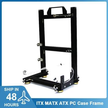 Imagem de MOD-Gabinete Gamer para ITX  MATX  ATX  Portátil  Vertical PC Case  Open Frame Rack  Refrigerador de
