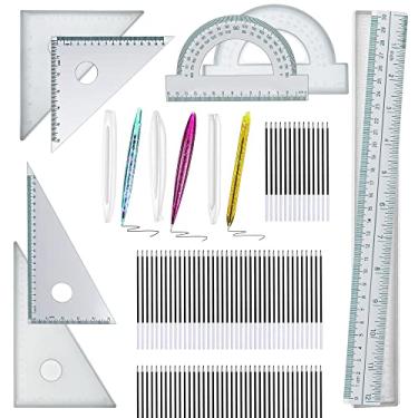 Imagem de Yayatty Conjunto de moldes de resina - 3 moldes de caneta esferográfica e 4 moldes de fundição de silicone para artesanato DIY