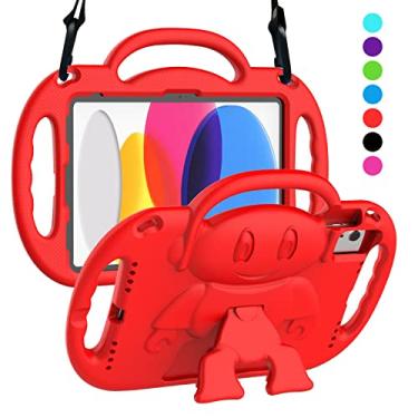 Imagem de SUPLIK Capa infantil para iPad 11ª geração (A16) 11 polegadas 2025 e 10ª geração 11 polegadas 2022 e Air 11 polegadas 2025/2024 e Air 5ª/4ª geração e Pro 11, capa durável à prova de choque com alça de